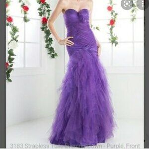 𝅺strapless mermaid dress Cinderella Divine